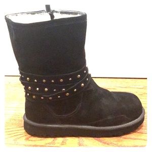 Black studded uggs
